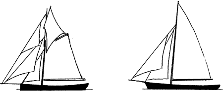 Гафельный тендер XIX века, Бермудский тендер